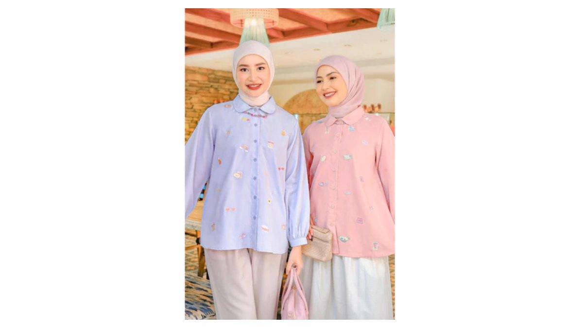 Ilustrasi rekomendasi baju lebaran Kienka - Hobbies Embroidery