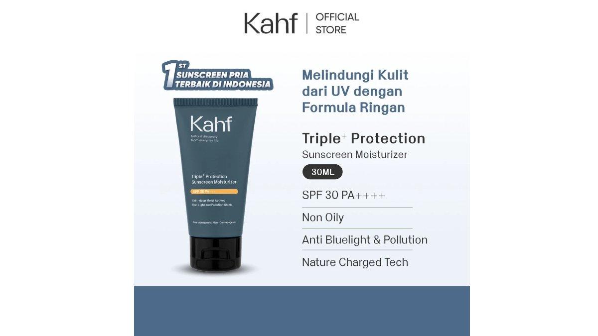 Kahf Sunscreen Moisturizer Triple+ Protection SPF 30 PA+++
