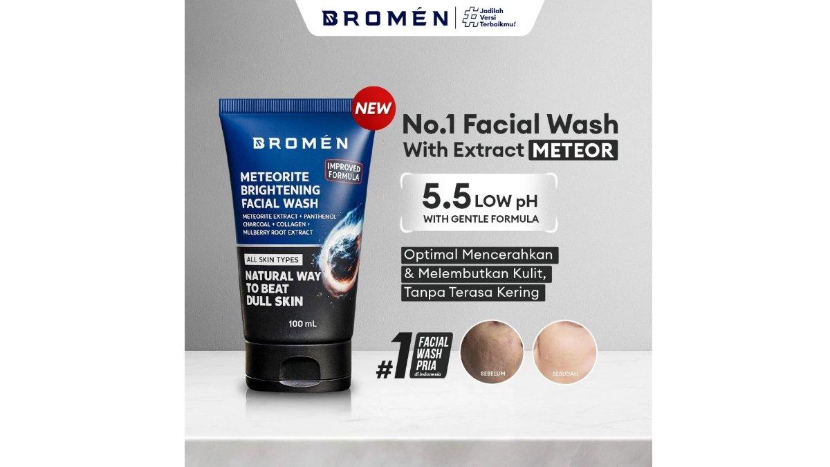 BROMEN 5X Low pH Gentle Formula Meteorite Brightening Facial Wash