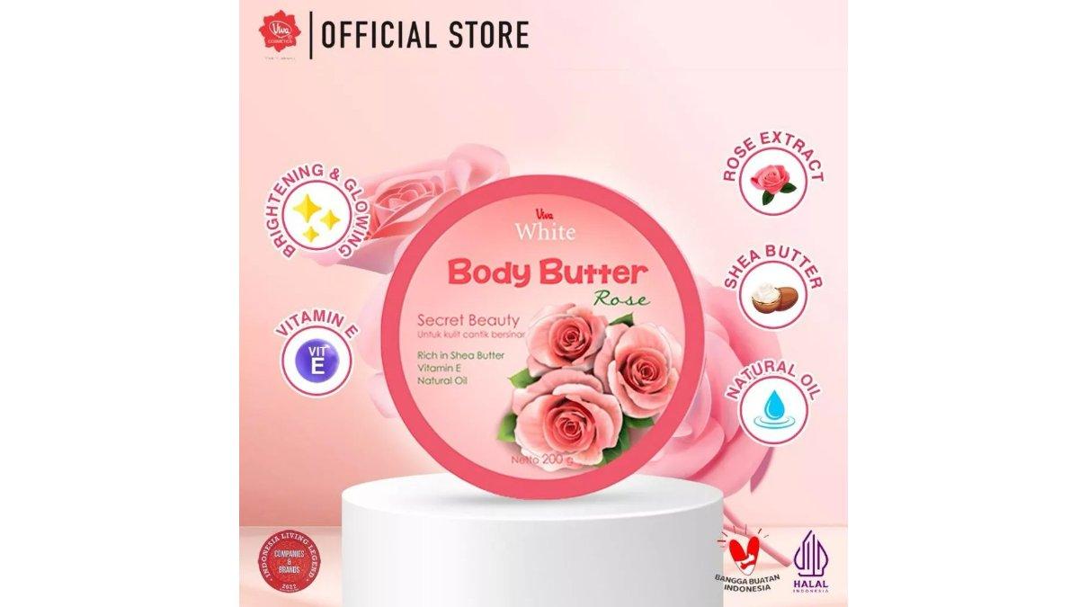 Viva White Body Butter Rose