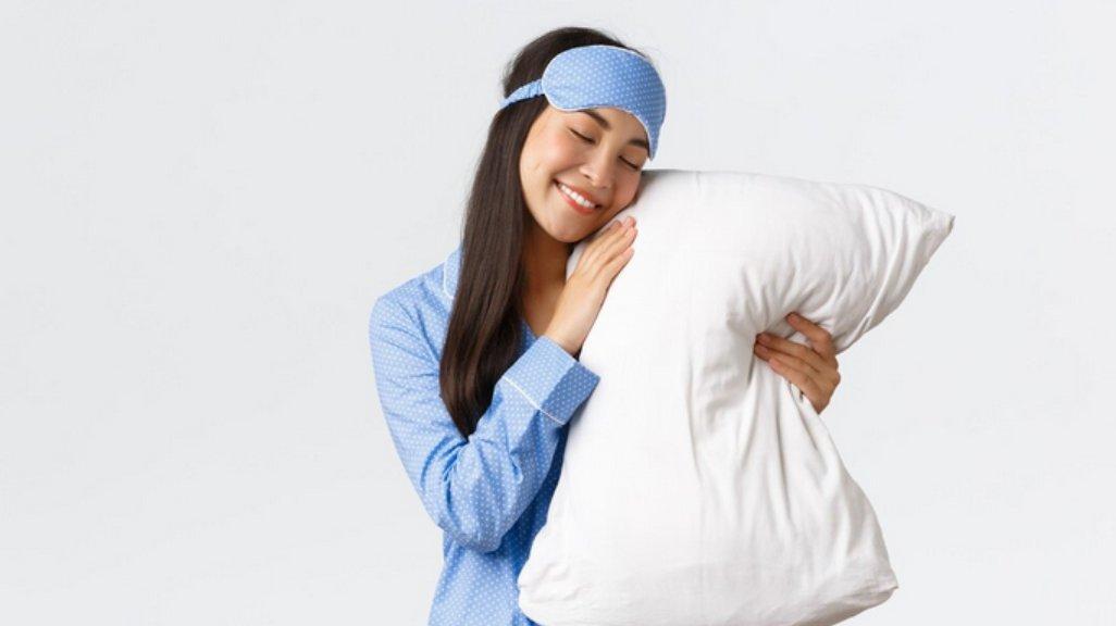 Ilustrasi bantal tidur.