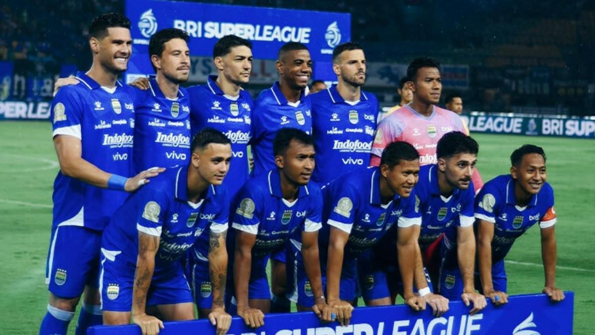 BURSA TRANSFER PERSIB BANDUNG - Para pemain Persib Bandung melakukan sesi foto dalam gelaran Super League 2025/2026.