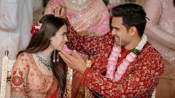 Arjun Tendulkar Saaniya Chandhok Wedding Pti