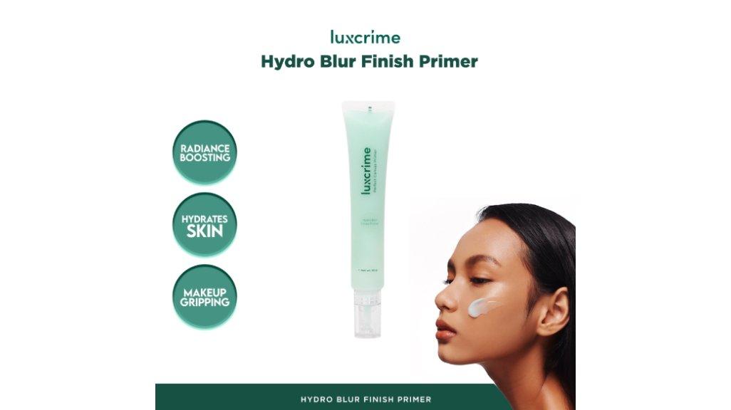 Luxcrime Perfect Canvas Hydro Blur Finish Primer menawarkan tiga klaim utama yang cocok untuk kulit kering (shopee.id)