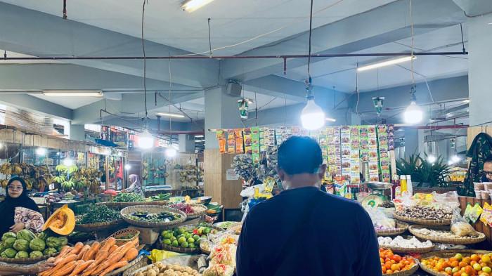 HARGA BAHAN POKOK - Suasana Pasar Sentral Kota Gorontalo, Provinsi Gorontalo pada Jumat 6 Maret 2026 