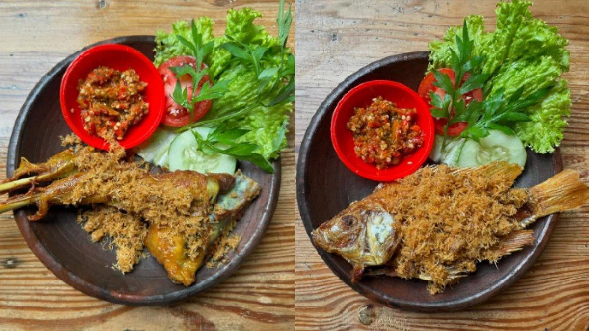 REKOMENDASI RUMAH MAKAN: Lezatnya ayam dan ikan goreng serundeng khas Penyetan Mas Tedi!
