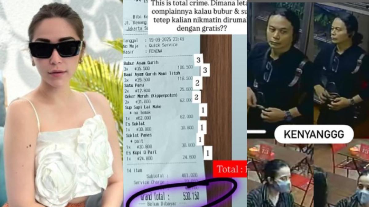 PELANGGAN KABUR TAK BAYAR - Sosok pemilik restoran Bibi Kelinci Kopitiam, curhat gitaris Zhendy Kusuma pergi tanpa bayar makanan. Kini ia malah yang jadi tersangka.
