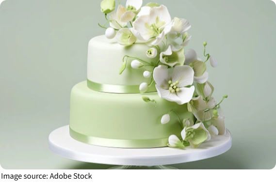 Two-Tier Wedding Cake