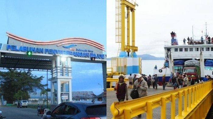 PELABUHAN KOLAKA BAJOE - Kolase foto arsip Pelabuhan Bajoe di Kabupaten Bone, Sulawesi Selatan, dan Pelabuhan Feri Kolaka di Kabupaten Kolaka, Sulawesi Tenggara (Sultra). Rute pelayaran kapal feri Bajoe-Kolaka akan berubah sementara menjadi rute Siwa-Kolaka per 1 April 2026 mendatang.(handover)