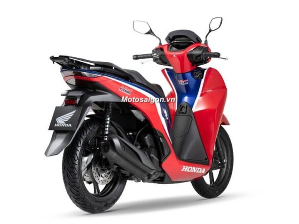 Tampilan belakang Honda SH150i Special Edition HRC 2026