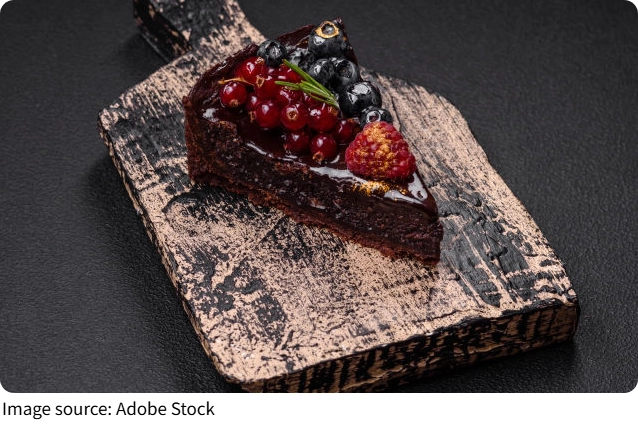 Làm bánh socola lý chua đỏ