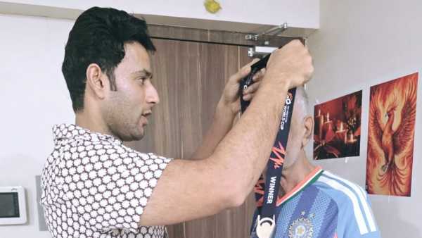 Shivam Dubey: Did oil massage every day for one and a half hour, now Shivam Dubey gave his T20 World Cup medal