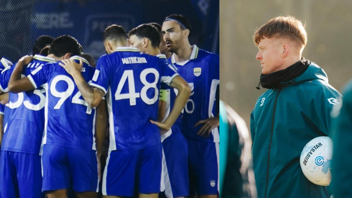 PERSIB BANDUNG - Potret penggawa Persib Bandung di gelaran AFC Champions League Two 2025/2026 (kiri) dan sosok Ronald Koeman Jr, kiper asal Belanda milik klub Eredivisie, SC Telstar (kanan).