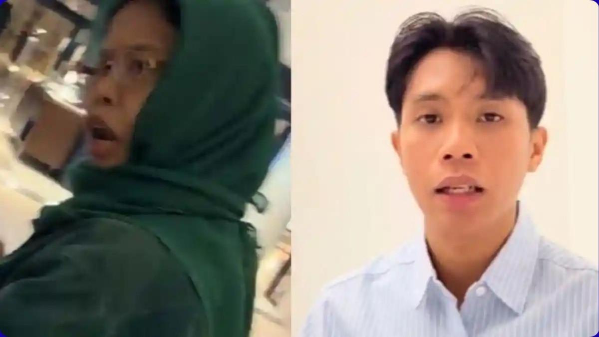 DIMARAHI - Seorang pemuda dimarahi ibu kerudung hijau hingga dituduh maling. Pemuda tersebut kebingungan padahal ia berniat membeli takjil buka puasa. Insiden yang terekam video tersebut menjadi viral di media sosial, Selasa (17/3/2026).