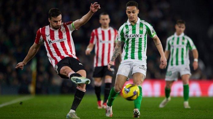 BETIS DIPREDIKSI MENANG - Aksi debut Antony bersama Real Betis saat melawan Athletic Bilbao pada pekan 22 Liga Spanyol di Stadion Benito Villamarin, pada Senin (3/2/2025) dini hari WIB.(Laman Real Betis).