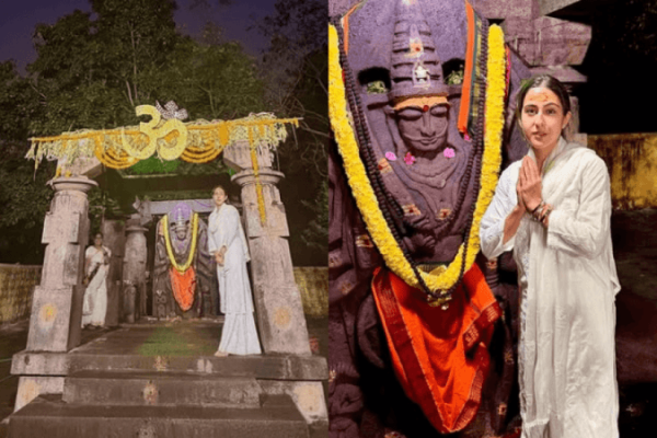 Sara Ali Khan visits Srisailam Mallikarjun Jyotirling temple