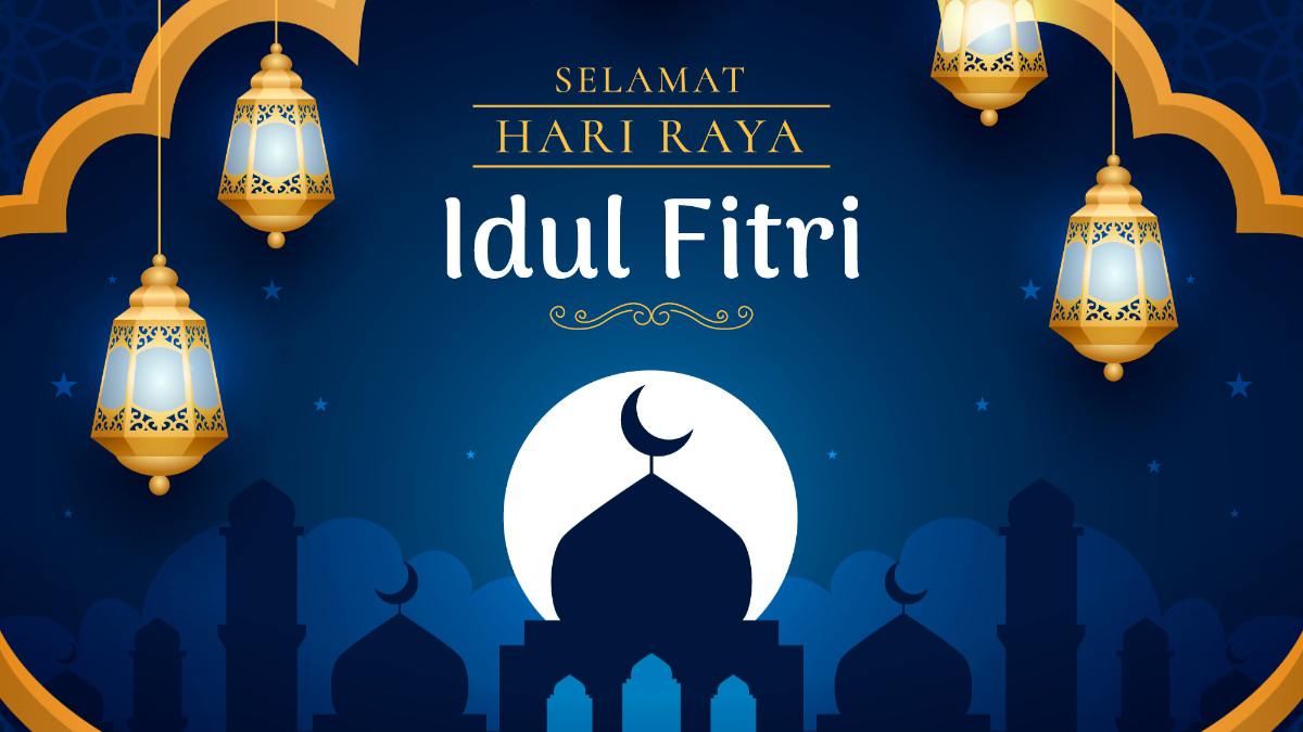LEBARAN 2026 - Ilustrasi Hari Raya Idul Fitri 2026.