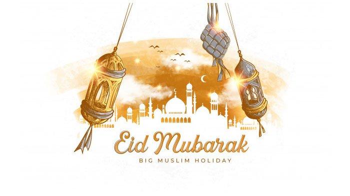 Ilustrasi ucapan selamat Idul Fitri