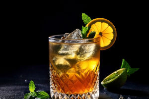 Cool Orange Mint Iced Tea