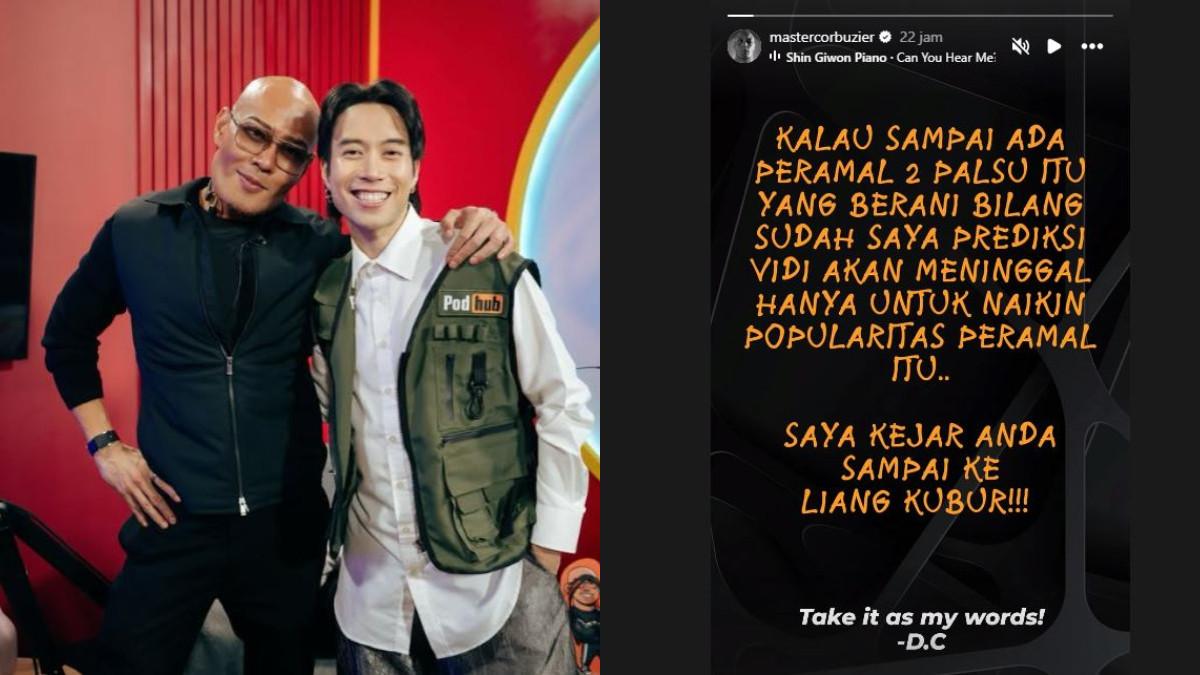 Deddy Corbuzier pernah menyampaikan peringatan keras kepada pihak-pihak yang mencoba mengambil keuntungan dari kabar meninggalnya Vidi Aldiano.