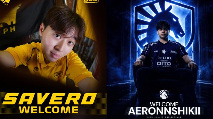TRANSFER MOBILE LEGENDS - Update transfer pemain Mobile Legends, Savero dan Aeron gabung tim Filipina. Savero ke ONIC PH, sedangkan Aeron ke Team Liquid PH.