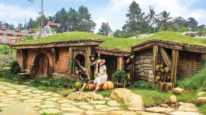 Spot foto di Magic Village Cimory Dairyland Puncak, tempat wisata di Bogor untuk libur Natal dan Tahun Baru 2023