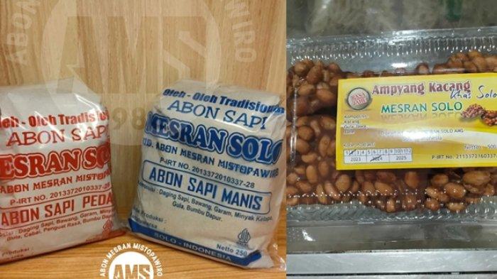 OLEH-OLEH KHAS SOLO - Aneka produk oleh-oleh khas Solo, Jawa Tengah, untuk Lebaran 2026. Ada ampyang dan Abon Mesran yang legendaris.