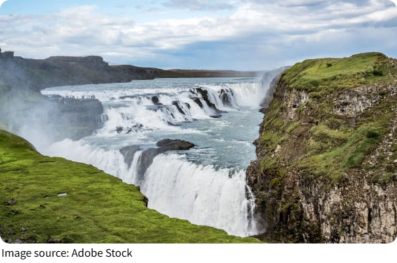 Liburan ke Gullfoss Islandia