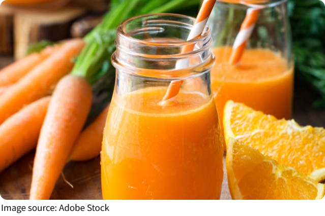 Яркий освежающий напиток