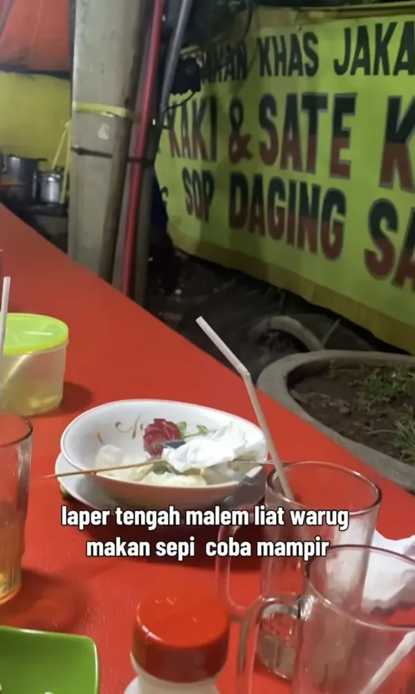 Getok harga warung tenda Netizen Shock! Makan Sop Kambing di Warung Tenda sampai Rp 580 Ribu