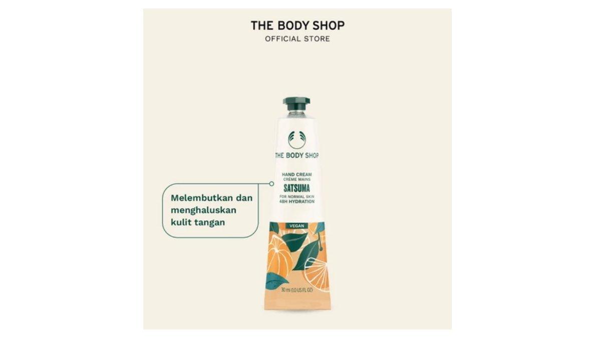 Ilustrasi varian The Body Shop Satsuma Hand Cream 