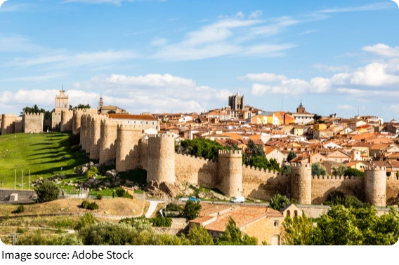 Khám phá tường thành Ávila