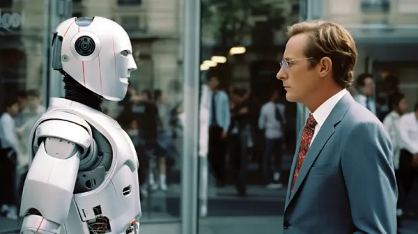 portrait person ai robot personalized AI experience