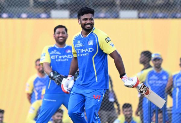 Samson, right, adds experience and flexibility at CSK, particularly as a wicketkeeping option, but not as a direct successor to Dhoni.