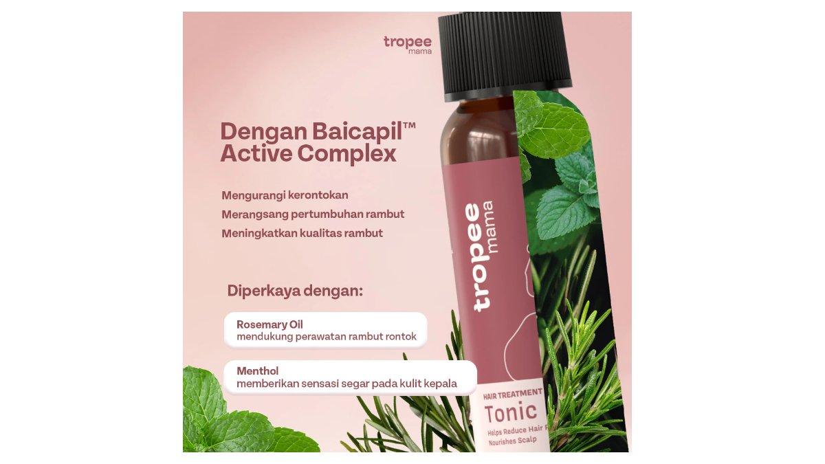 Ilustrasi kandungan utama Tropee Mama Hair Treatment Tonic