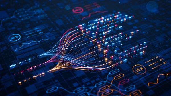 Graphic representation of data streams