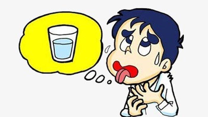 Ilustrasi anak mengalami dehidrasi