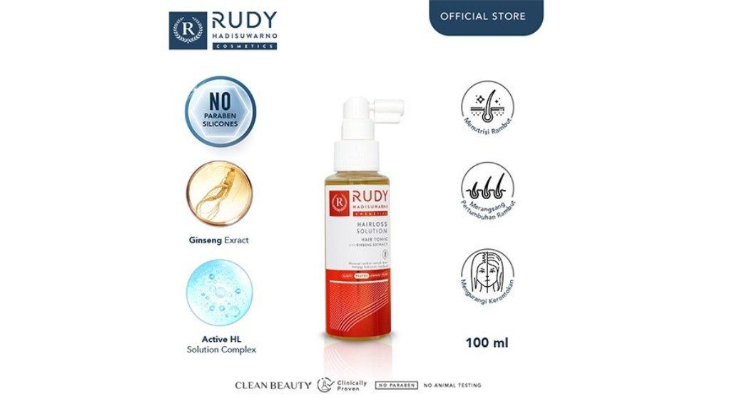 Rudy Hadisuwarno Cosmetics Hairloss Solution Hair Tonic (tokopedia.com)