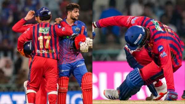 VIDEO: He was thrown down with punches… There was fierce 'dishoom-dishoom' in the stadium during the LSG vs DC match.