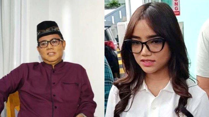 KEDEKATAN FUJI - Kolase potret Haji Faisal saat ditemui di kawasan Jakarta Barat, Selasa (20/2/2024) dan Fujianti Utami alias Fuji saat ditemui di Pengadilan Negeri Jakarta Barat, Selasa (12/11/2024).