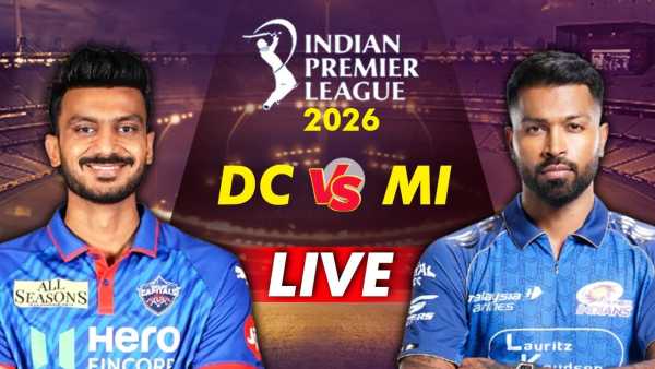 IPL 2026 DC vs MI Live Score: Delhi has a chance to settle the scores, Mumbai can score a hat-trick of wins