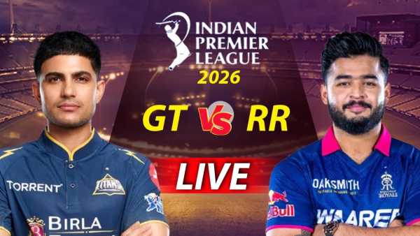 IPL 2026 GT vs RR Live Score: Gujarat-Rajasthan clash in Ahmedabad, toss will take place shortly.