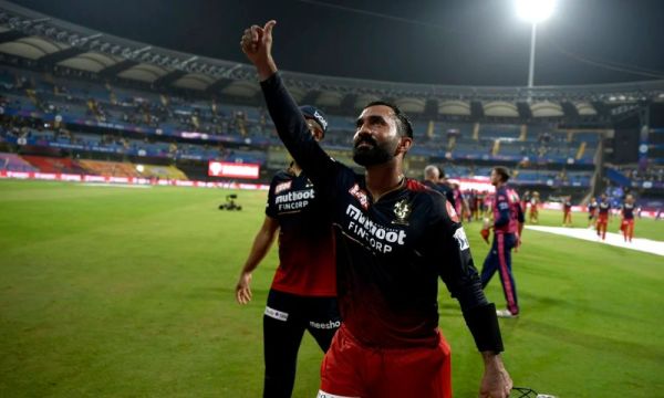 Dinesh Karthik won the game for RCB