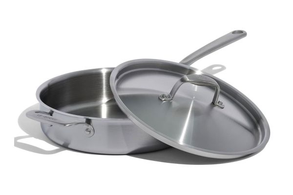 stainless steel saute pan Credit: Amazon