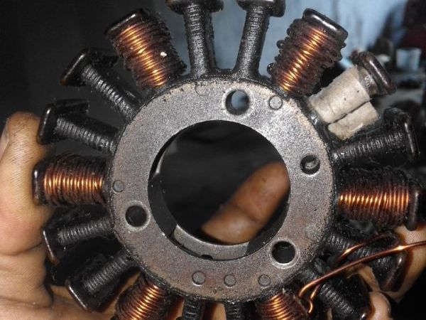 Ilustrasi gulung spul motor