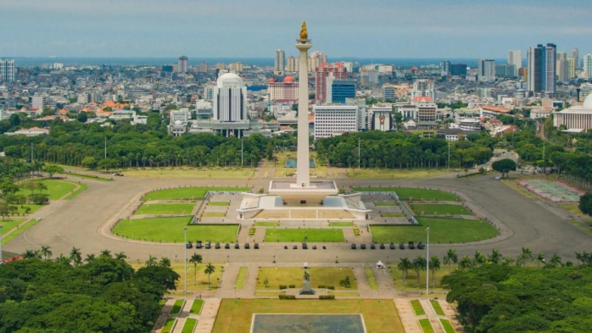 Monumen Nasional (Monas), tempat wisata populer di Jakarta Pusat yang cocok untuk liburan akhir pekan.