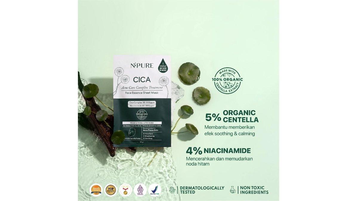 NPURE Anti Acne Cica Sheet Mask