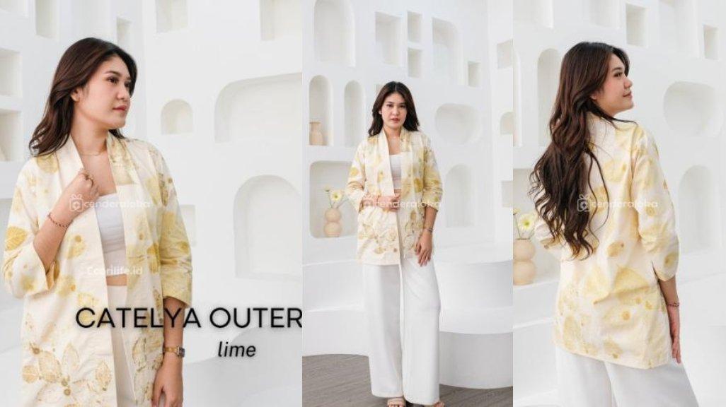 Catelya Outer Ecoprint Wanita