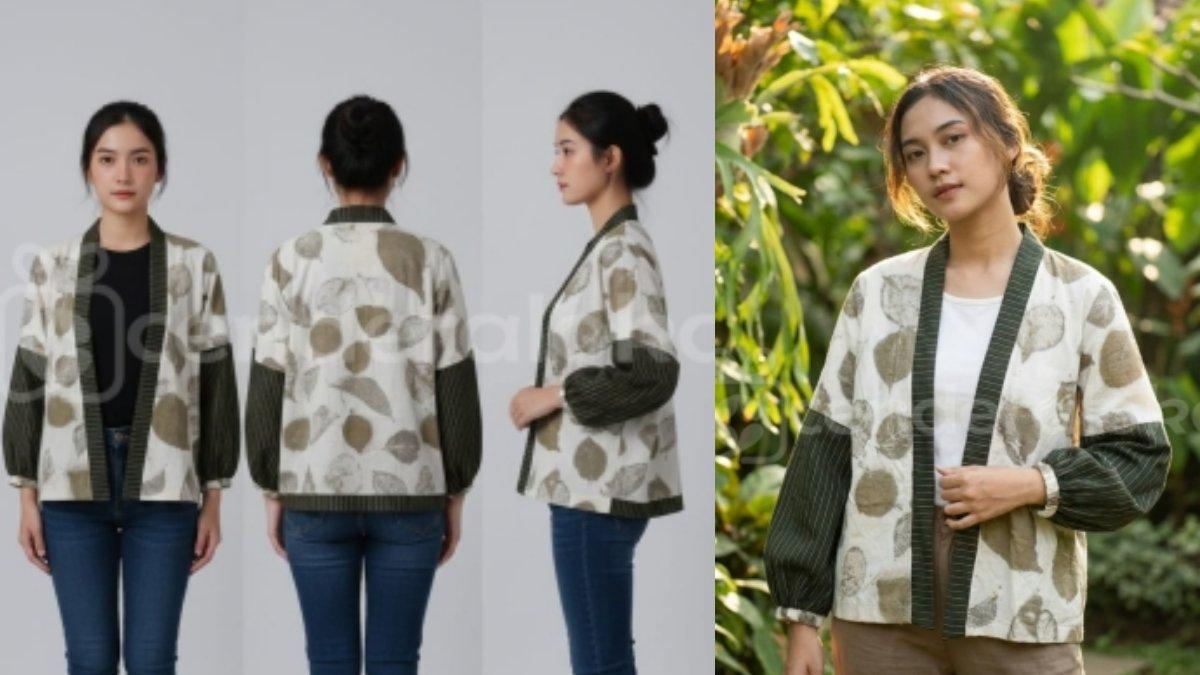 Vest Ecoprint Mix Lurik