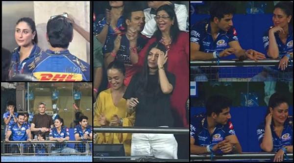 MI vs RCB: Kareena Kapoor chats with Ibrahim, enjoys match with Saif Ali Khan, Jeh-Taimur; Anushka Sharma spotted MI vs RCB: Kareena Kapoor chats with Ibrahim, enjoys match with Saif Ali Khan, Jeh-Taimur; Anushka Sharma spotted